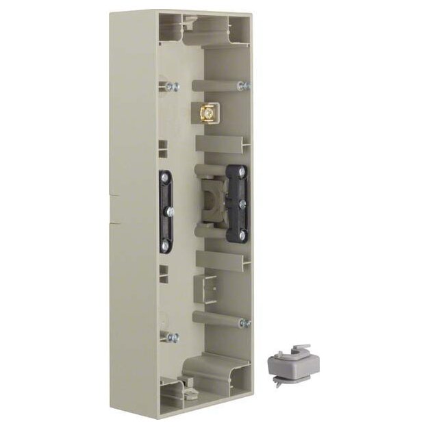 Berker 10537004 Aufputz-Gehäuse 3-fach K.5 Edelstahl lackiert