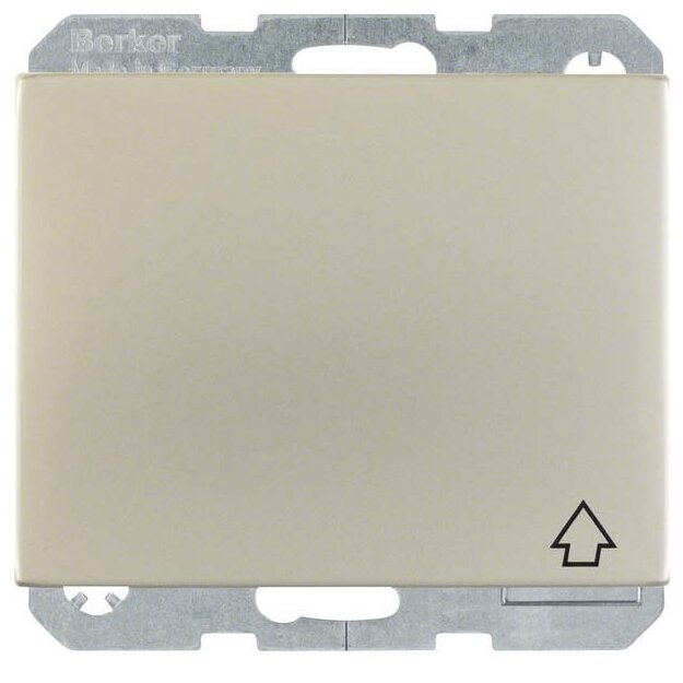 Berker 47517104 Steckdose SCHUKO mit Klappdeckel und erhöhter Berührungsschutz K.5 Edelstahl rostfrei