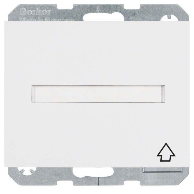 Berker 47527209 Steckdose SCHUKO mit Klappdeckel BSF und erhöhter Berührungsschutz K.1 Polarweiß glänzend