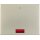Berker 14177104 Wippe mit Roter Linse und Aufdruck 0 K.5 Edelstahl rostfrei