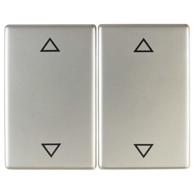 Berker 14357204 Wippe 2-fach mit Aufdruck Symbol Pfeile K.5 Edelstahl rostfrei
