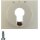 Berker 15047104 Zentralstück für Jalousie-Schlüsselschalter/-taster K.5 Edelstahl lackiert