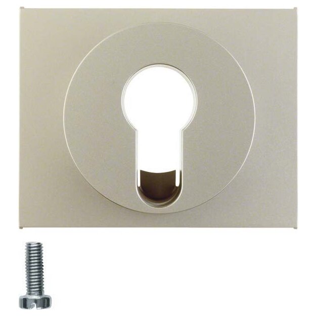 Berker 15057004 Zentralstück für Schlüsselschalter/-taster K.5 Edelstahl lackiert