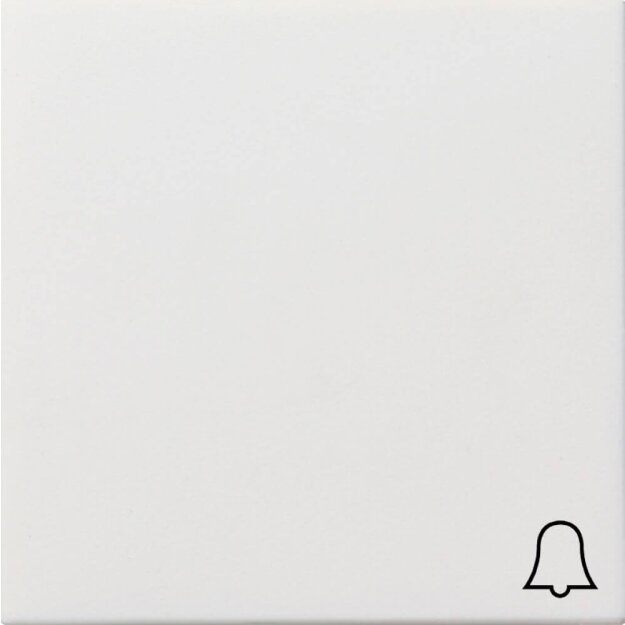 Gira 0286112 Wippe Symbol Klingel Flächenschalter Reinweiß
