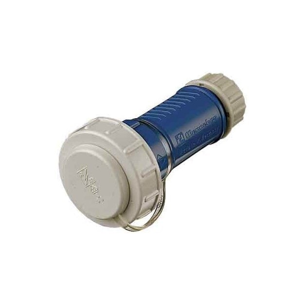 Mennekes Schuko-Kupplung 16A 2P+E 230V Blau DWD 10833
