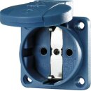 Mennekes Schuko-Anbau-Steckdose 16A 2p+E 230V Blau 11011