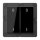 Jung ENOA595-01SW EnOcean Funk-Wandsender 4-kanalig mit Symbol 01 Serie A/AS Schwarz