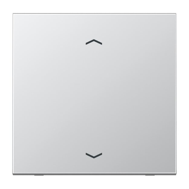 Jung ENOAL2990P-L EnOcean Funk-Wandsender 2-kanalig mit Symbol Pfeil Serie A/AS Aluminium