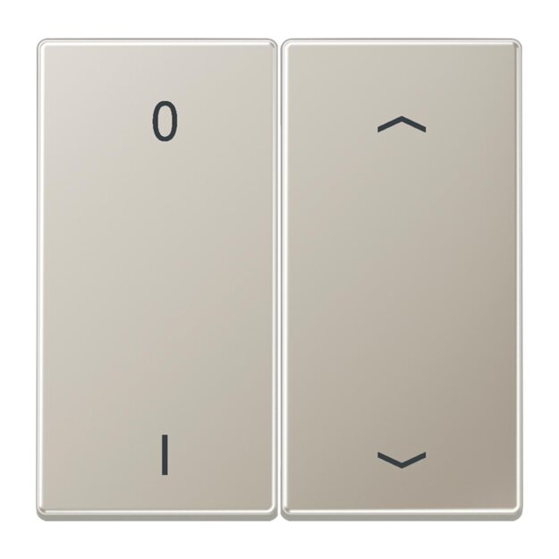 Jung ENOES2995P01-L EnOcean Funk-Wandsender 4-kanalig mit Symbol 01 Pfeil Serie A/AS Edelstahl