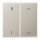 Jung ENOES2995P01-L EnOcean Funk-Wandsender 4-kanalig mit Symbol 01 Pfeil Serie A/AS Edelstahl
