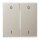 Jung ENOES2995-01-L EnOcean Funk-Wandsender 4-kanalig mit Symbol 01 Serie A/AS Edelstahl