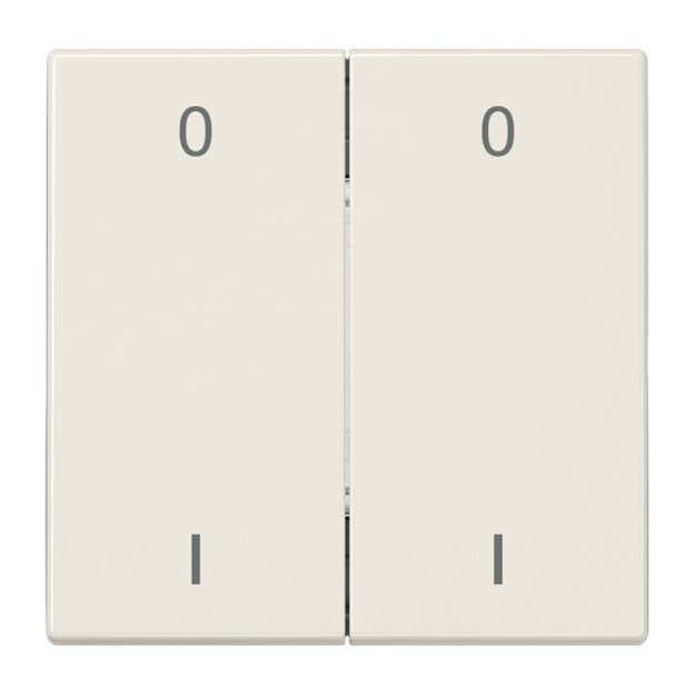 Jung ENOLS995-01 EnOcean Funk-Wandsender 4-kanalig mit Symbol 01 Serie LS Weiß