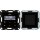 Gira 228005 UP-Radio RDS Lautsprecher System 55 Schwarzglasoptik