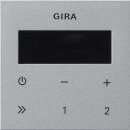 Gira 248026 Bedienaufsatz UP-Radio RDS System 55 Farbe Alu
