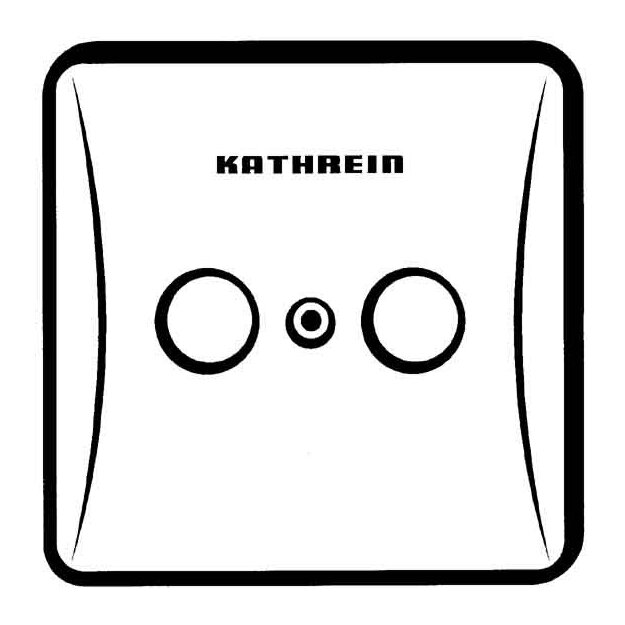 Kathrein Abdeckplatte ESZ 52 (1er)