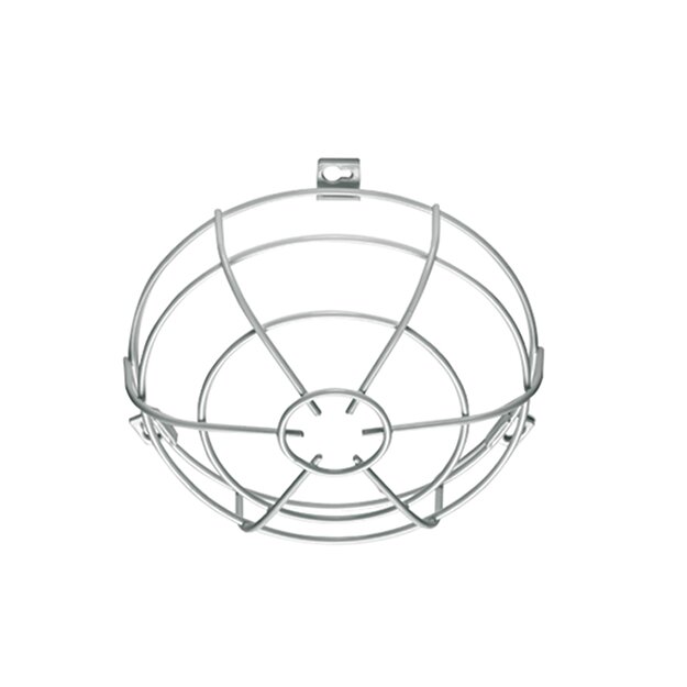 ESYLUX EM10425608 Schutzkorb für Wand- und Decken-Melder sowie für Rauchmelder Höhe 90 mm Ø 180 mm BASKET GUARD ROUND LARGE Weiß