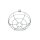 ESYLUX EM10425615 Schutzkorb für Wand- und Decken-Melder sowie für Rauchmelder Höhe 70 mm Ø 165 mm BASKET GUARD ROUND SMALL Weiß