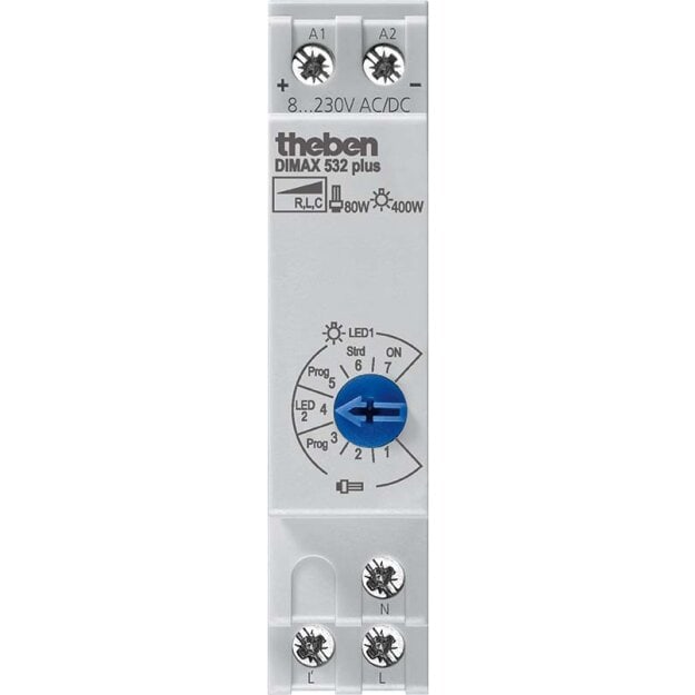 Theben 5320001 Reiheneinbau-Dimmer DIMAX 532 plus Weiß