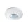 ESYLUX EP10425042 Decken-Präsenzmelder 360° Unterputz Reichweite ca Ø 8 m Schließer potentialfrei fernbedienbar PD-C 360i/8 plus Weiß