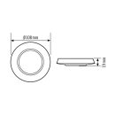 ESYLUX EP10425431 Abdeckblende und Designring für PD-C360/24 und MD-C360/24 COMPACT COVER SET 24/32 SR Silber