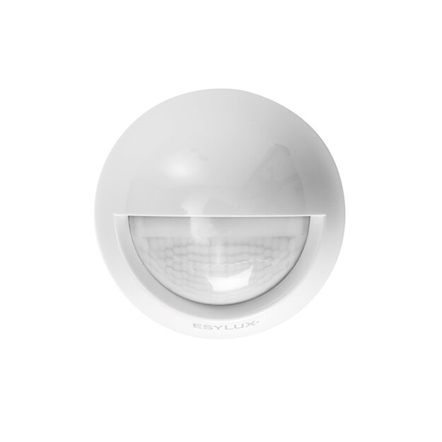 ESYLUX EM10041006 Wand-Bewegungsmelder 200° Reichweite ca 12 m fernbedienbar MD-W 200i Weiß