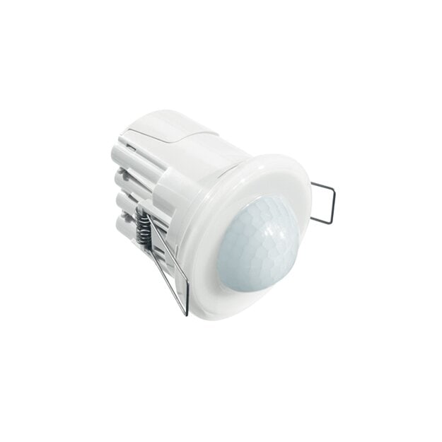 ESYLUX EP10510700 Deckeneinbau-Präsenzmelder 360° Reichweite ca Ø 8 m fernbedienbar PD-CE 360i/8