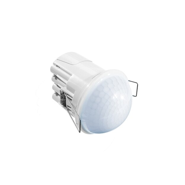 ESYLUX EP10510724 Deckeneinbau-Präsenzmelder 360° Reichweite ca Ø 24 m fernbedienbar PD-CE 360i/24