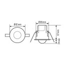 Esylux EP10510748 Decken-Präsenzmelder 360°...