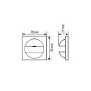 Esylux EM10055270 Abdeckung IP 20-SKK Weiß...