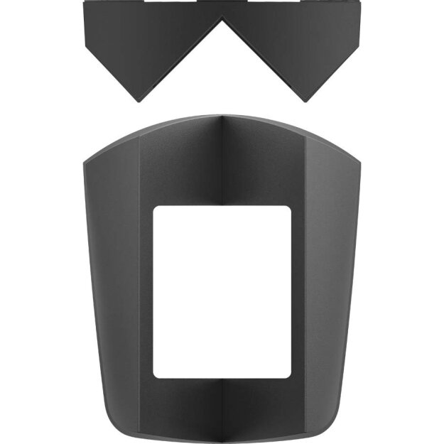 Theben 9070903 Eckmontagewinkel theLuxa S BK Schwarz
