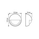 ESYLUX EM10041020 Wand-Bewegungsmelder 200°...