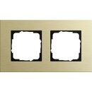Gira 0212217 Abdeckrahmen 2-fach Gira Esprit Aluminium...