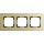 Gira 0213217 Abdeckrahmen 3-fach Gira Esprit Aluminium Hellgold