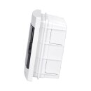 Viko Unterputz Kleinverteiler 12 Module / Sicherungskasten /Verteilerkasten Unterputz IP40, 1-reihig mit Hutschiene + PE/N Klemmen