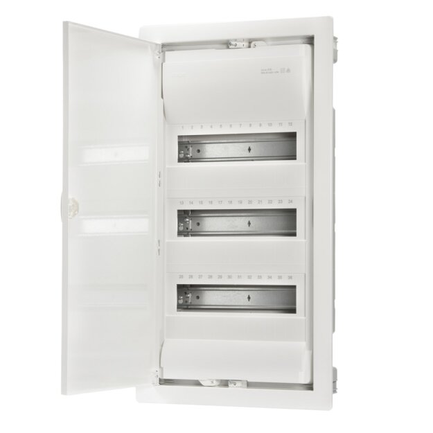 Hager UP-Verteiler Volta IP30 VU36NC 36PLE 3-reihig mit Tür 630.5x348x94.5mm