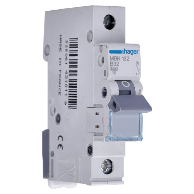 Hager Leitungsschutzschalter MBN132 1-polig 6kA B-32A 1M