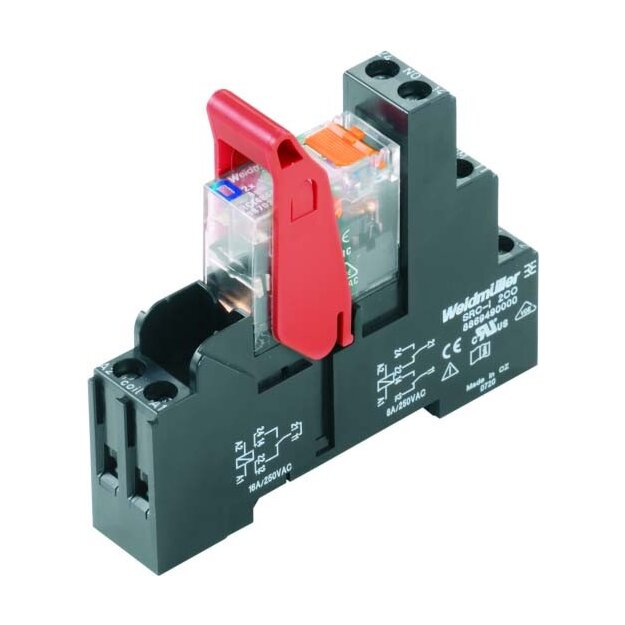 Weidmüller 8881610000 Relaiskoppler m.Prüftaste 24 RCIKIT24VDC2CO LD/PB