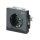 Busch-Jaeger 20 EUCKS/DV-81 SCHUKO® Steckdosen-Einsatz mit Aufdruck "EDV" (Thermoplast) Anthrazit 2CKA002013A5266