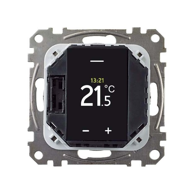 Merten MEG5776-0000 Programmierbarer Universal Temperaturregler-Einsatz mit Touch-Display