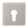 Jung CD525PT Abdeckung f. Schluesselschalter flach (Aluminium eloxiert) Platin Serie CD