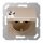 Jung A1520BFKLSLCH SCHUKO® Steckdose mit Sicherheitsschloss (Thermoplast bruchsicher) Champagner Serie A