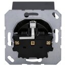Jung A1520KLSW SCHUKO Steckdose mit Klappdeckel Schwarz Serie A