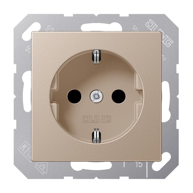 Jung A1520NCH SCHUKO® Steckdose Champagner Serie A