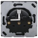 Jung AL1520KIKLAN SCHUKO Steckdose m.Klappdeckel KI (lackiertes Aluminium) Anthrazit Serie LS