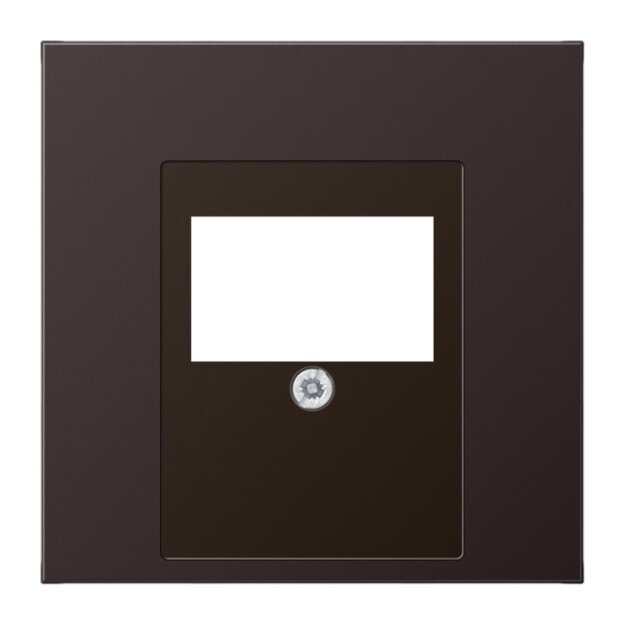 Jung AL2969TD Abdeckung f. TAE-Anschlussdose (lackiertes Aluminium) Dark Serie LS