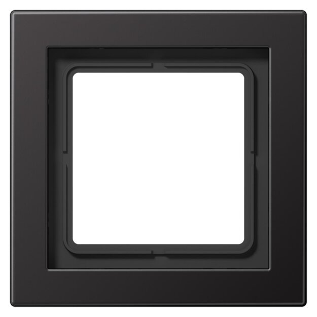 Jung ALD2981D Rahmen 1fach (lackiertes Aluminium) Dark Serie LS