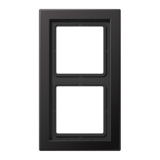 Jung ALD2982D Rahmen 2fach (lackiertes Aluminium) Dark Serie LS