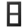 Jung ALD2982D Rahmen 2fach (lackiertes Aluminium) Dark Serie LS