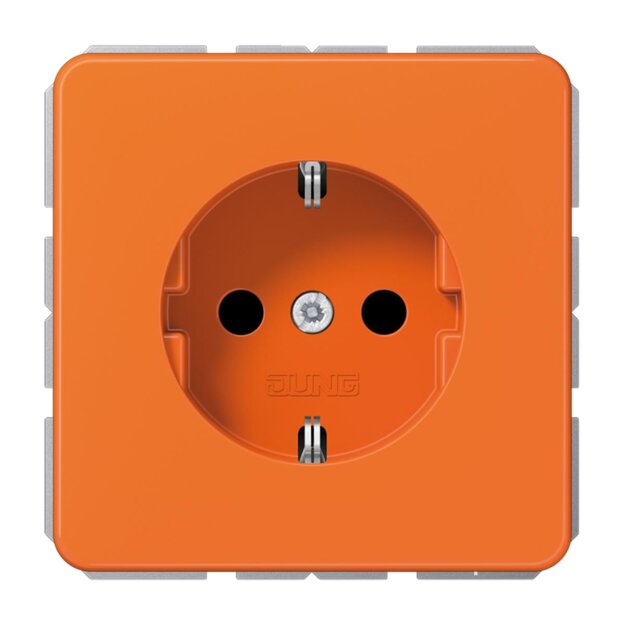 Jung CD1520BFO SCHUKO Steckdose (Thermoplast bruchsicher) Orange Serie CD