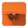 Jung CD1520BFKIKLO SCHUKO Steckdose m.Klappdeckel (Thermoplast bruchsicher) Orange Serie CD